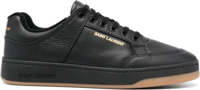 Saint Laurent Leren sneakers Zwart