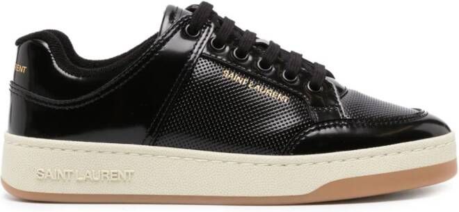 Saint Laurent Leren sneakers Zwart