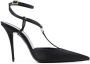 Saint Laurent Luna 105 leren pumps Zwart - Thumbnail 1