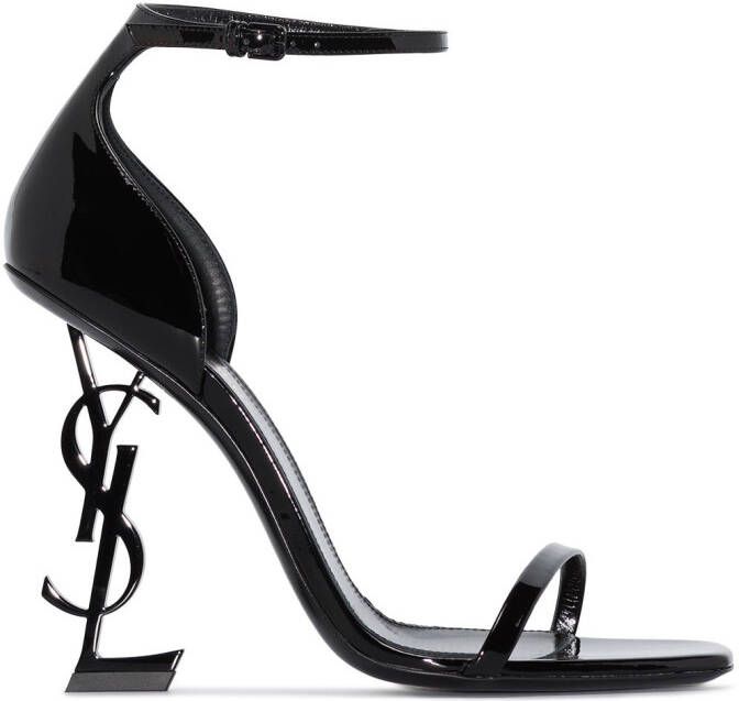 Saint Laurent Opyum sandalen Zwart