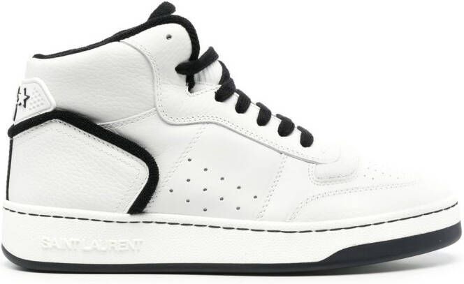 Saint Laurent SL 80 high-top sneakers Wit