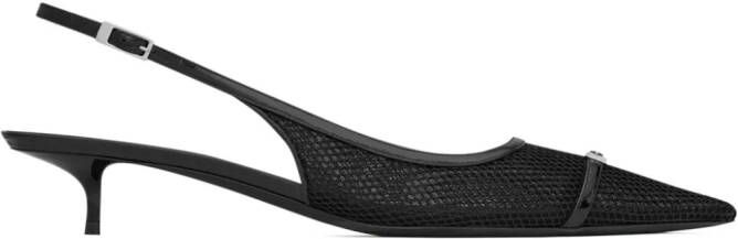 Saint Laurent Slingback pumps Zwart