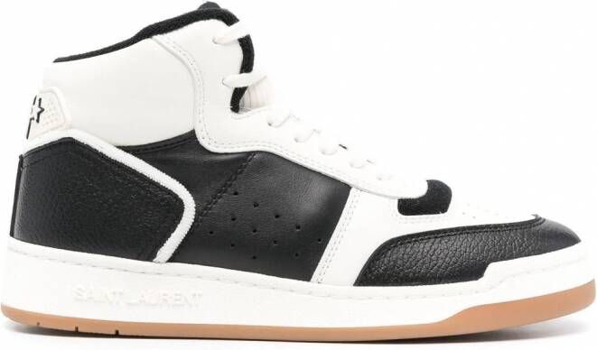 Saint Laurent Sneakers met colourblocking Zwart