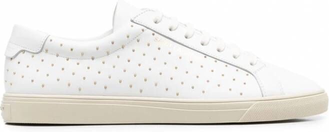 Saint Laurent Sneakers met studs Wit