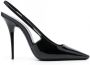 Saint Laurent Pumps met vierkante neus Zwart - Thumbnail 1