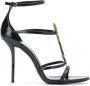 Saint Laurent Stiletto sandalen Zwart - Thumbnail 1