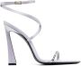 Saint Laurent Sandalen met open neus Paars - Thumbnail 1