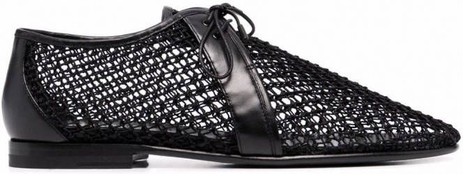 Saint Laurent Timothee mesh schoenen Zwart