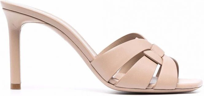 Saint Laurent Tribute sandalen Beige