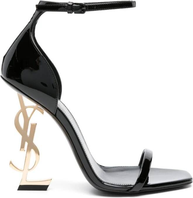 Saint Laurent YSL Opyum sandalen met hak Zwart