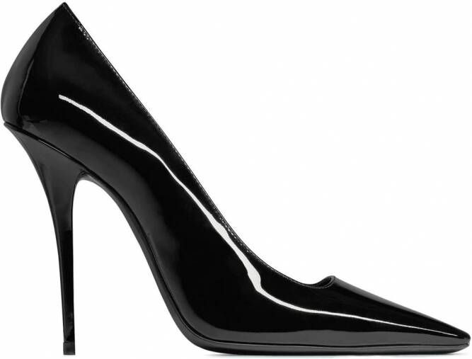 Saint Laurent Zoe pumps met puntige neus Zwart