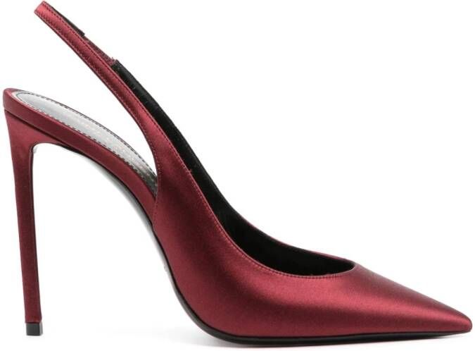 Saint Laurent Zoe slingback pumps Rood