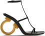 Ferragamo Aglalia sandalen met Gancini hak Zwart - Thumbnail 1