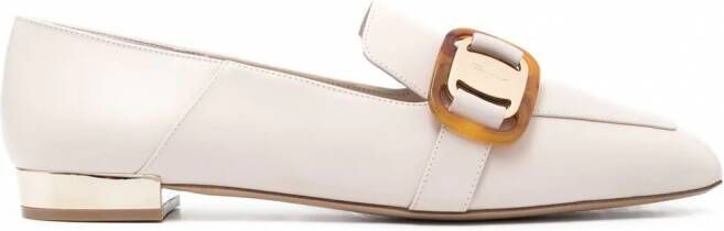 Ferragamo Loafers met gesp Beige