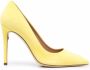 Ferragamo Pumps met puntige neus Geel - Thumbnail 1