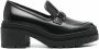 Ferragamo Vara Chain leren loafers Zwart - Thumbnail 1