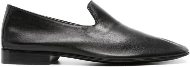 SANDRO Leonardo leren loafers Zwart