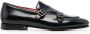 Santoni Leren loafers Zwart - Thumbnail 1