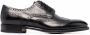 Santoni Brogues met ronde neus Zwart - Thumbnail 1