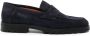 Santoni Penny loafers met ronde neus Blauw - Thumbnail 1