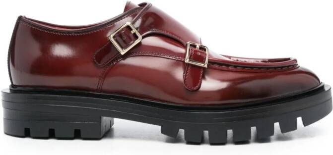 Santoni Chunky loafers Rood