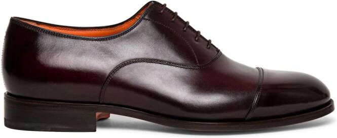 Santoni Oxford schoenen met kleurverloop Rood