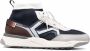 Santoni High-top soksneakers Blauw - Thumbnail 1