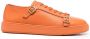 Santoni Leren sneakers Oranje - Thumbnail 1