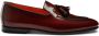 Santoni Leren loafers Rood - Thumbnail 1