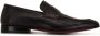 Santoni Leren penny loafers Zwart - Thumbnail 1