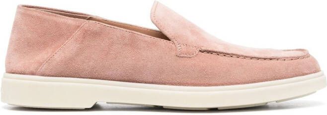 Santoni Loafers met ronde neus Roze