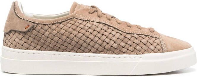 Santoni Low-top sneakers Beige