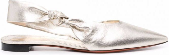 Santoni Metallic sandalen Goud