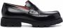 Santoni Moca penny loafers Zwart - Thumbnail 1