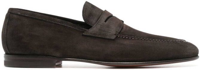 Santoni Suède loafers Bruin