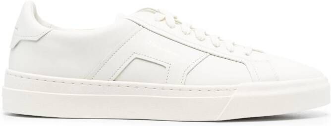 Santoni Sneakers met logoprint Beige