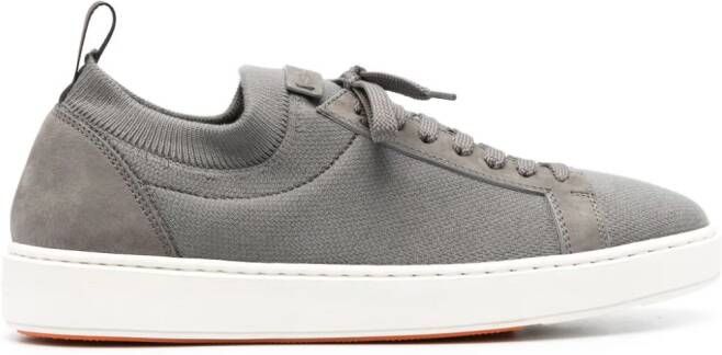 Santoni Sneakers met ronde neus Groen