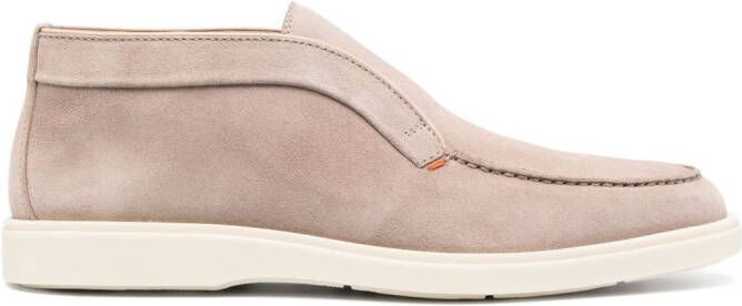 Santoni Suède laarzen Beige