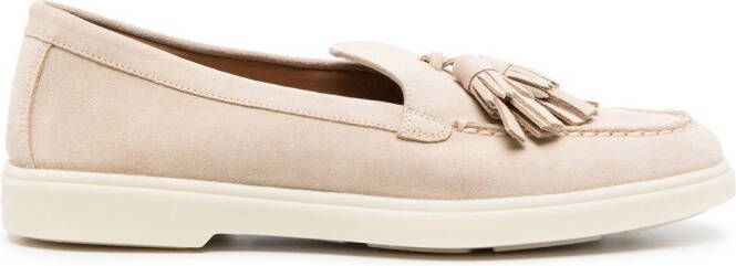 Santoni Loafers met kwastje Beige