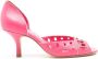 Sarah Chofakian Chanbon leren pumps Roze - Thumbnail 1