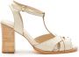 Sarah Chofakian Chemisier leren sandalen Beige - Thumbnail 1