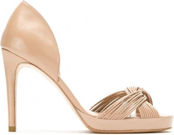 Sarah Chofakian echt leren sandalen Beige