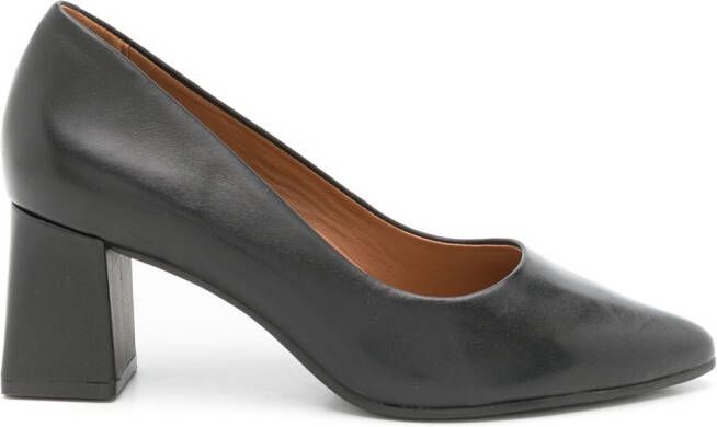 Sarah Chofakian Francesca pumps met puntige neus Zwart