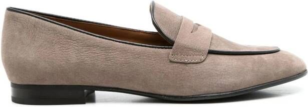 Sarah Chofakian Leren loafers Beige