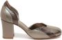 Sarah Chofakian Lygia 60 mm leren pumps Bruin - Thumbnail 1