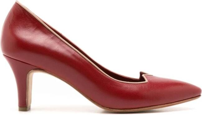 Sarah Chofakian Banoni 55mm leren pumps Rood