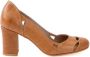 Sarah Chofakian pumps met chunky hak Beige - Thumbnail 1