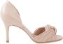 Sarah Chofakian pumps met open neus Beige - Thumbnail 1