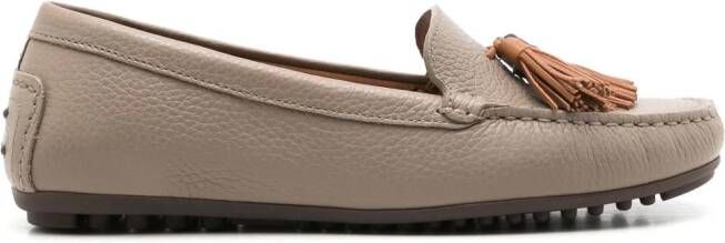 Sarah Chofakian Severine loafers met kwastjes Beige