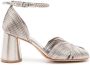 Sarah Chofakian Twiggy metallic sandalen Zilver - Thumbnail 1